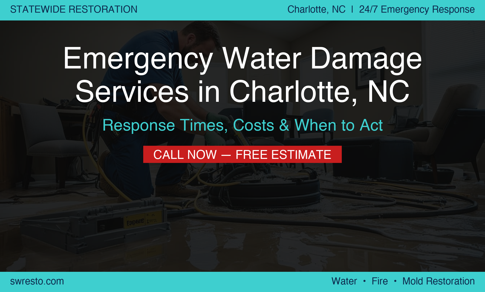 5 signs your water damage restoration needs immediate attention