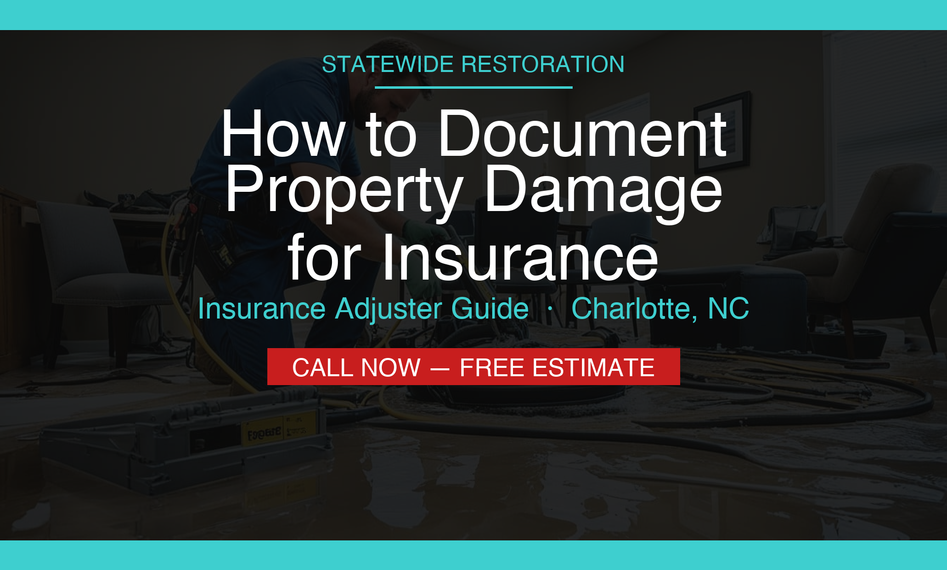How to Document Property Damage and Work With Insurance Adjusters in Charlotte, NC