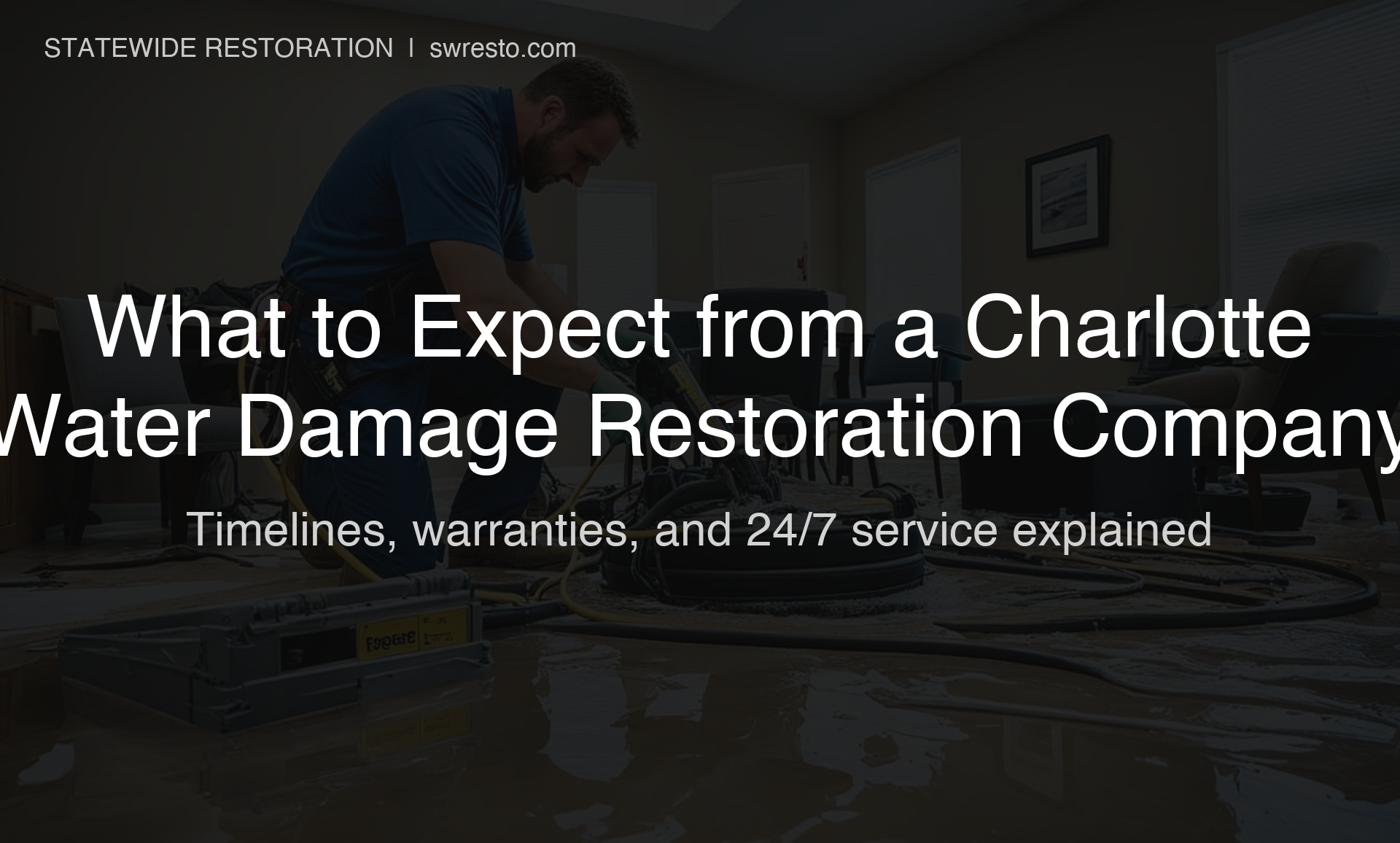 What to Expect from a Charlotte Water Damage Restoration Company