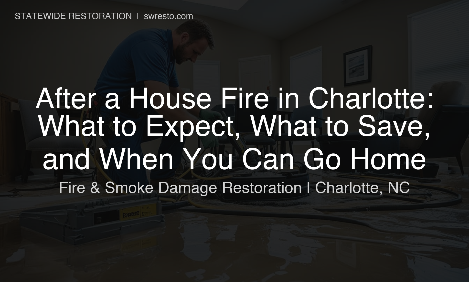 After a House Fire in Charlotte: What to Expect, What to Save, and When You Can Go Home